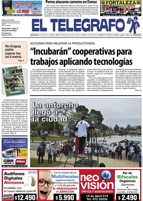 diario el telegrafo paysandu uruguay